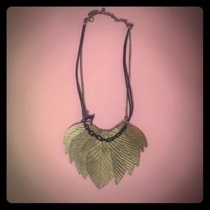 Tanjore Indian Gold & Black necklace- NWT